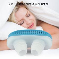 2 IN 1 Anti Snoring & Air Purifier - Comfortable Sleep to Prevent Snoring Air Purifying Respirator Stop Snoring Solution
