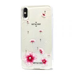 Creative Design Floral back Case Cover For iPhone X 