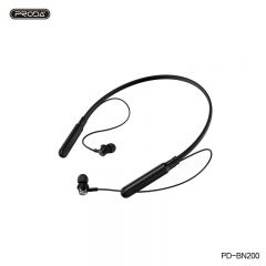 PRODA PD-BN200 Wireless Bluetooth In-Ear Earbuds Kamen Neckband Sport Headphone Black