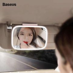 Baseus Car Interior Mirror Universal LED Auto Sun Visor Mirror Cosmetic Makeup Mirrors Automobile Decoration Mirror Car