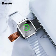 Baseus Qi Wireless Charger For Apple Watch 4 3 2 1 i Series Portable Fast Wireless Charging Dock Magnetic USB Charger For iWatch