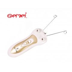 Gemei Rechargeable Hair Remover Threading Machine- GM-2891 White