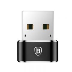 Baseus Mini USB Female To Type-C Male Adapter Converter (Black)