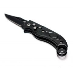 BOSIDUN 970 Mini Foldable Knife Outdoor Gear - BLACK 