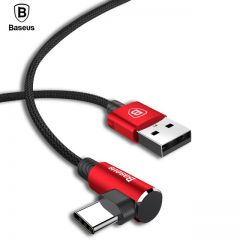 Genuine BASEUS MVP Elbow 2A Fast Charging USB Type-C Data Cable 1m for Samsung Sony LG