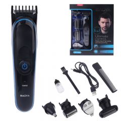 BIAOYA BAY-690 5 in 1 3D Turbo Electric Shaver Wireless Beard Trimmer Rechargeable Shaving Machine Barbeador Razor Hair Trimmer 