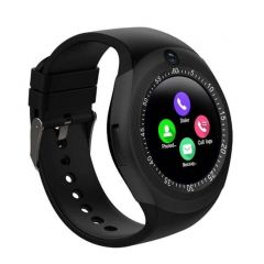 Y1 Smart Watch Round Nano SIM With Whatsapp Facebook fitness Smartwatch For IOS Android and Camera