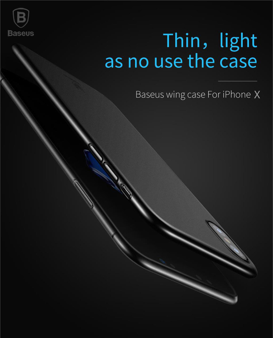 Baseus Ultra Thin Cover For iPhone X