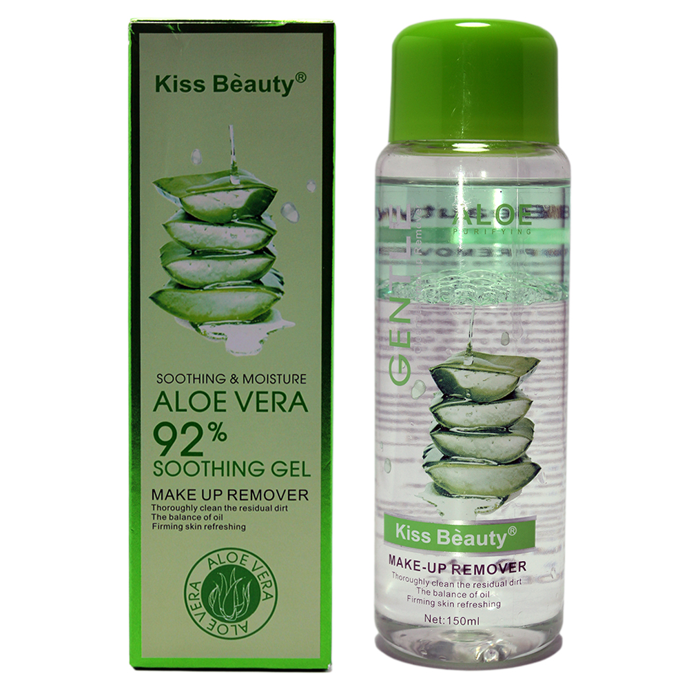 Kiss Beauty soothing  & moisture aloe vera Make up remover 150ml