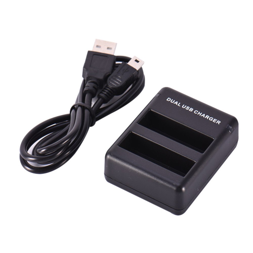 Sports Camera Battery Charger for GoPro Hero 4 AHDBT-401 Dual USB 2 Slots