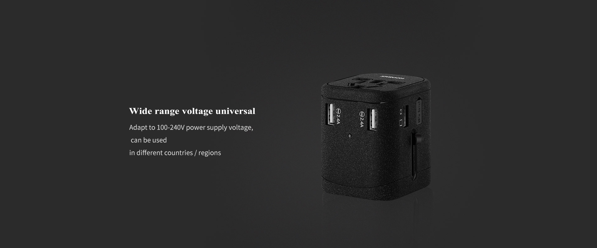 Joyroom Universal Adapter  JY-166C black