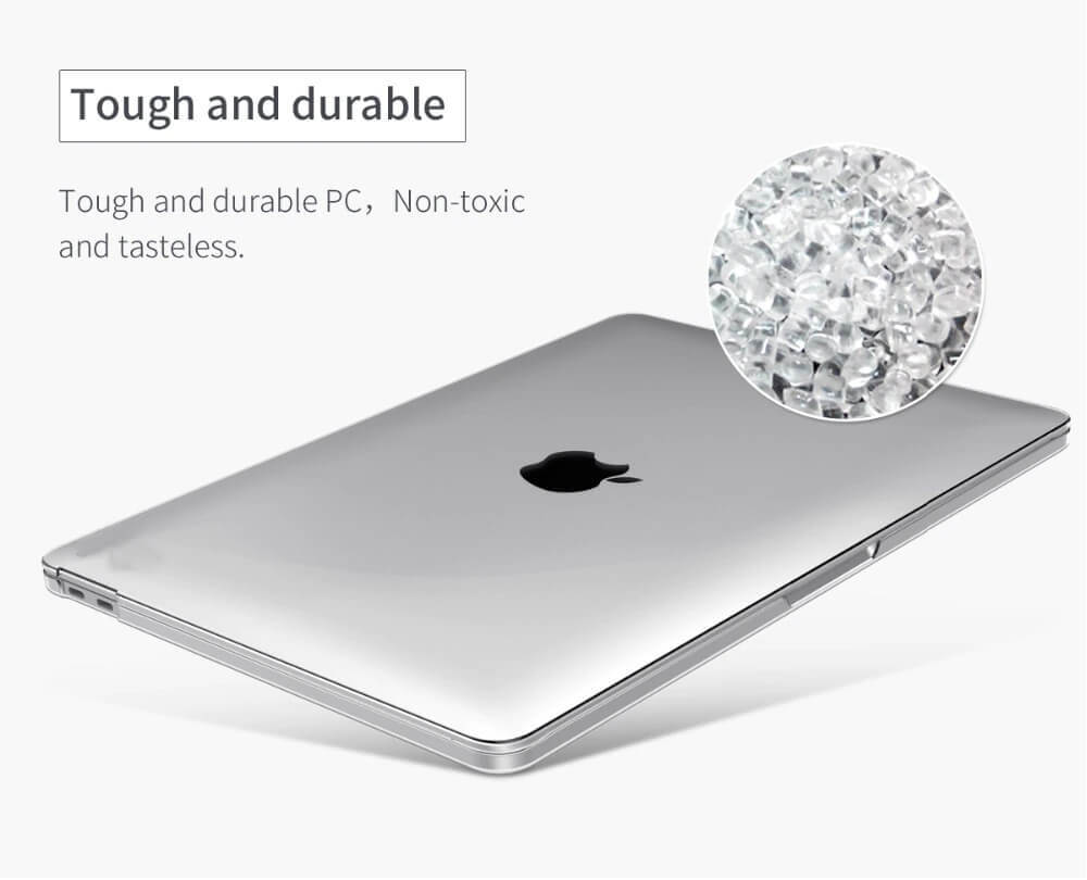 Totu Air Case Dustproof Scratch Proof Transparent PC Cover For MacBook Air 13