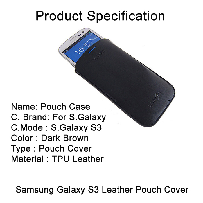 Samsung Galaxy SIII Pouch Case Cover