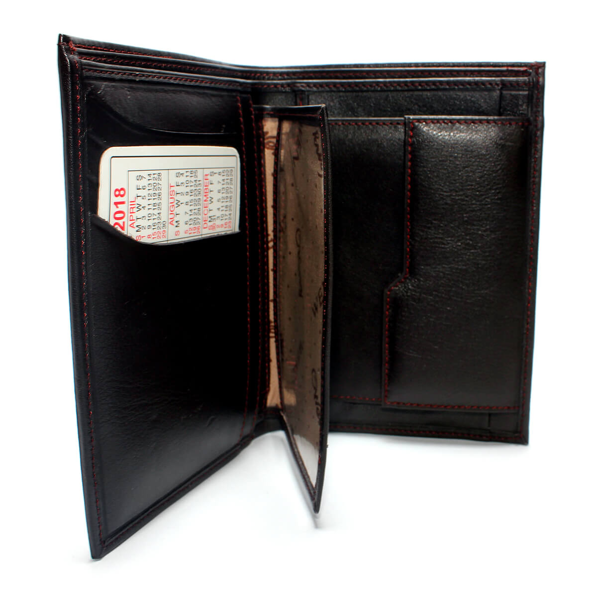 Wenz genuine Leather Wallet For Men  Coffee Brown