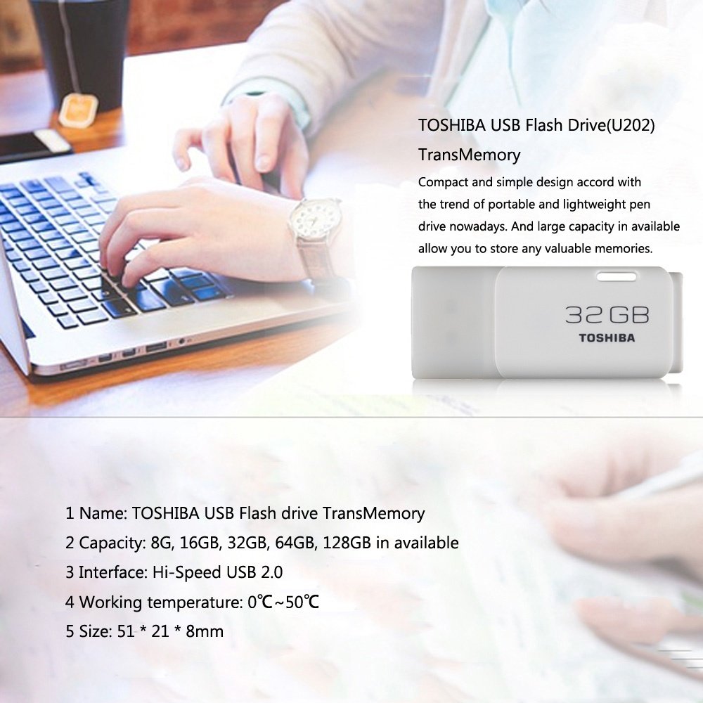 Toshiba 32GB USB Flash Drive TransMemory Pendrive 