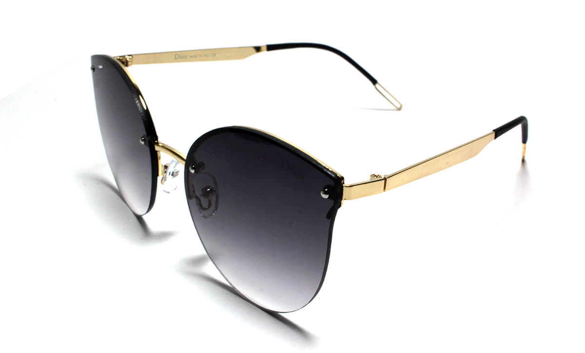 Dior Designer Cat Eye Sunglasses 2018 Silver Golden Brown