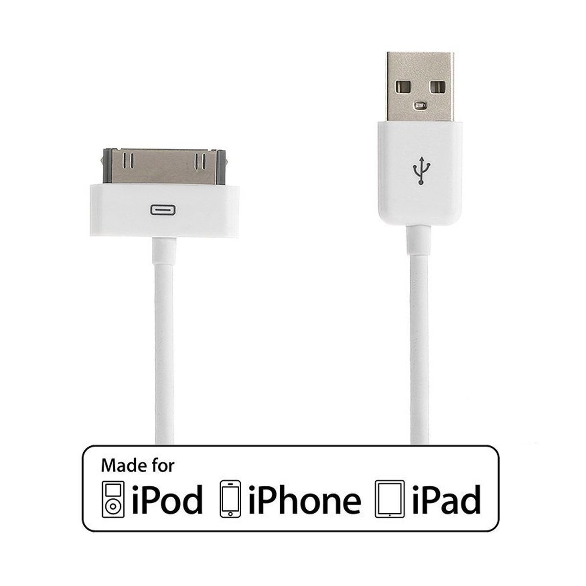 USB CABBLE CHARGER FOR IPHONE 4 4S