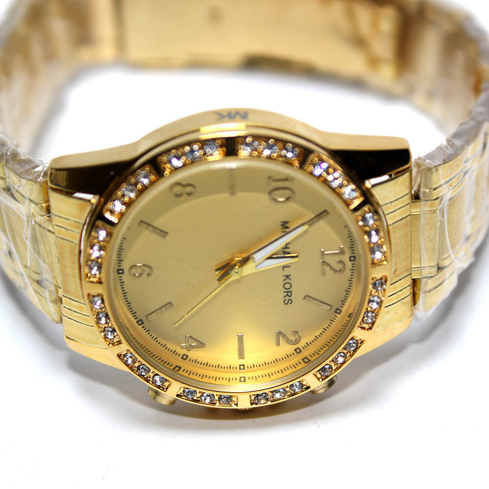 Michael Kors Gold-tone Analog Watch for Woman