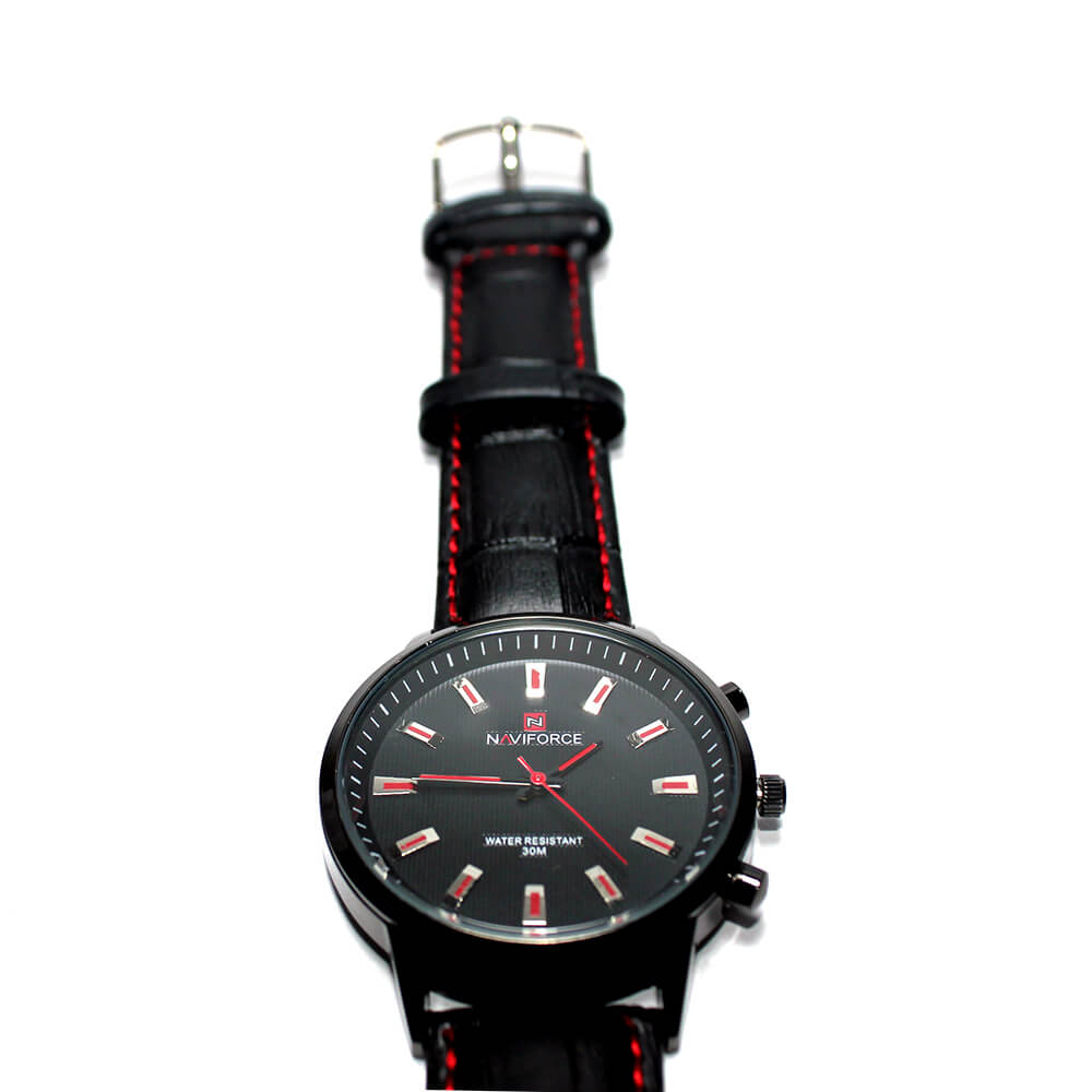Navifore Analog Watch For Gents Black Dial