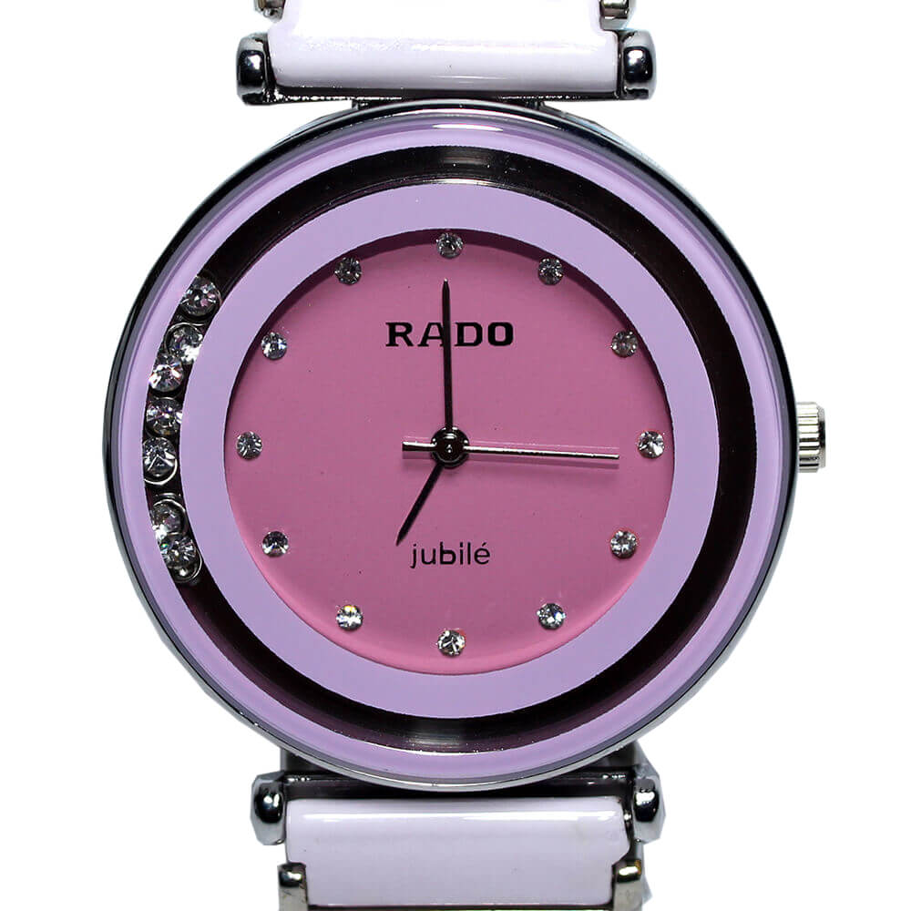 Rado Jublie Pink Dial Watch for Woman